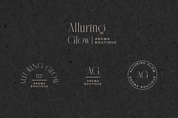 Elegant logo suite serif boutique